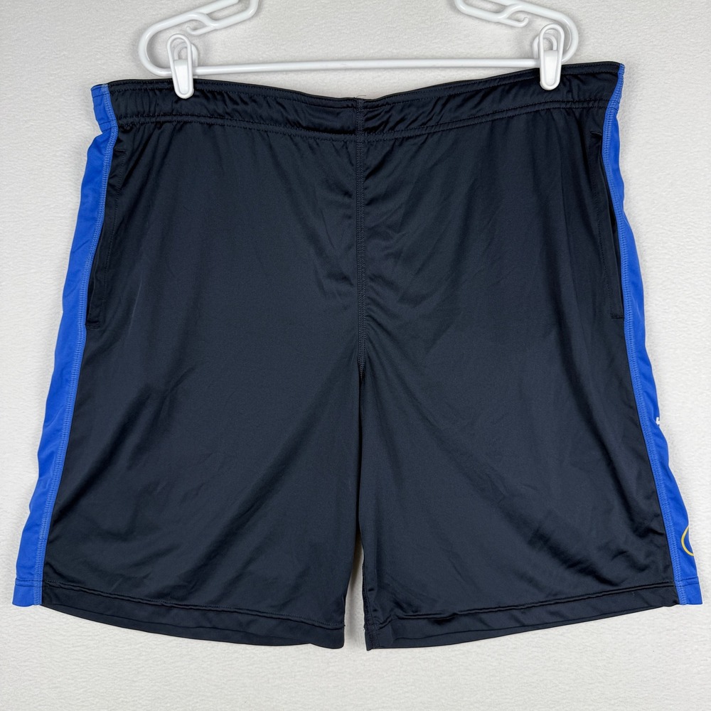 Livestrong Nike Shorts Mens Large Blue Dri-Fit Drawstring Lance Armstrong - Picture 3 of 12